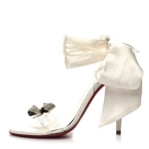 Christian Louboutin Astrinodo Sandals White Women’s EU 39.5/US 9.5